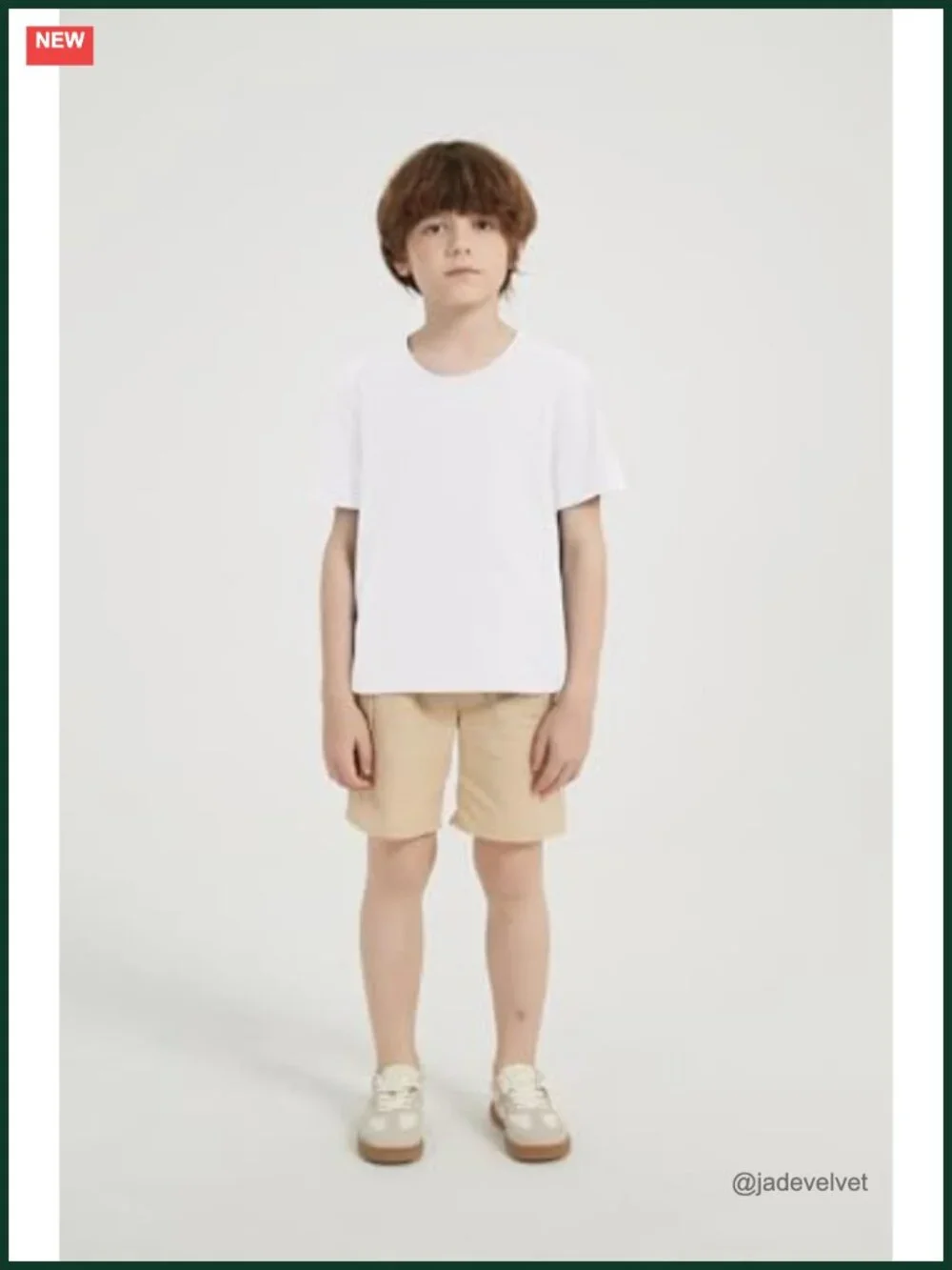 6-Pack Kids Cotton Short Sleeve Crew Neck Tees Unisex Basic Tops
